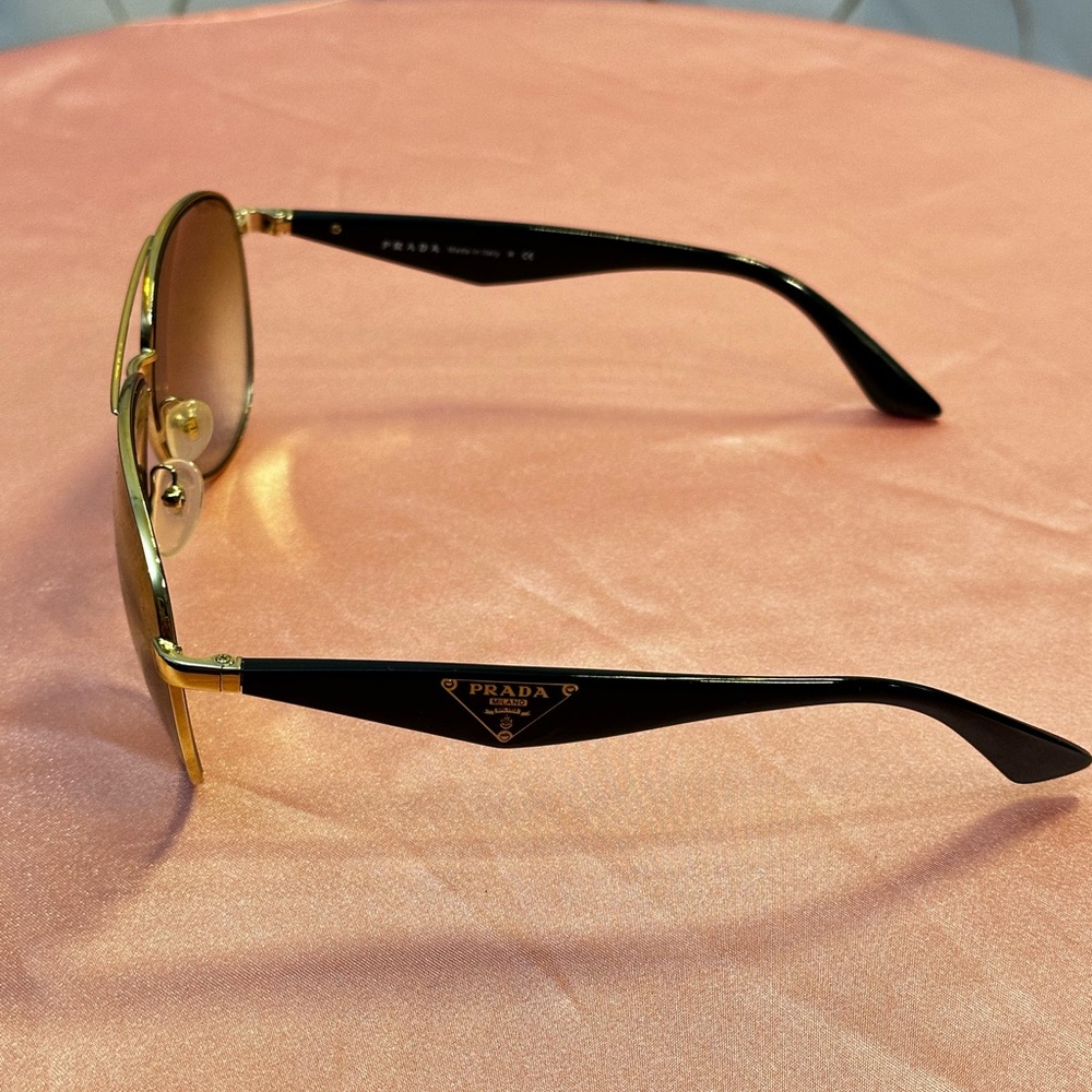 Prada Aviator Sunglasses w/ Case - Picture 3 of 10